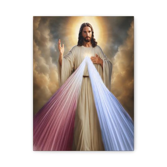 Jesus Divine Mercy Catholic Canvas Wall Art, Christian Decor