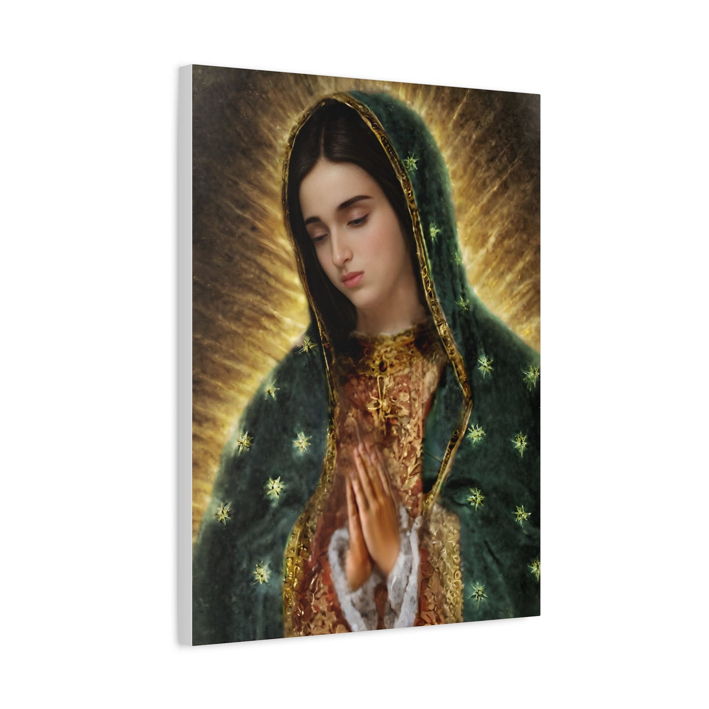 Ready to Hang - Our Lady of Guadalupe Catholic Canvas Wall Art, Christian Decor