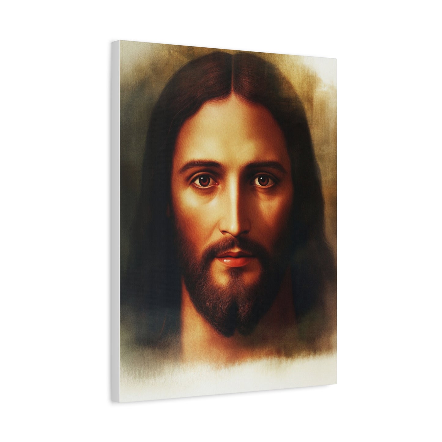 Jesus Holy Face Catholic Canvas Wall Art, Christian Decor
