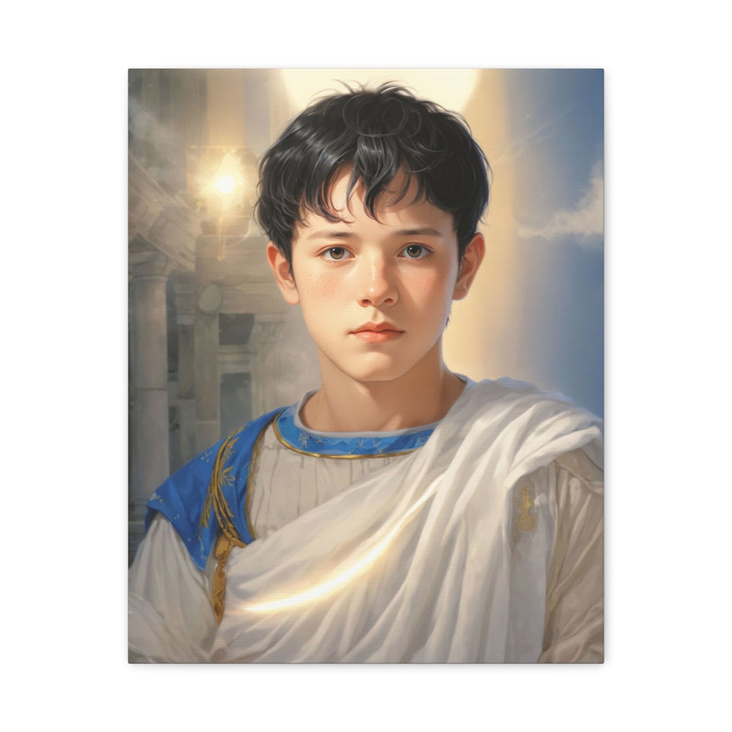 Ready to Hang - St. Pancras of Rome saint Catholic Canvas Wall Art, Christian Decor