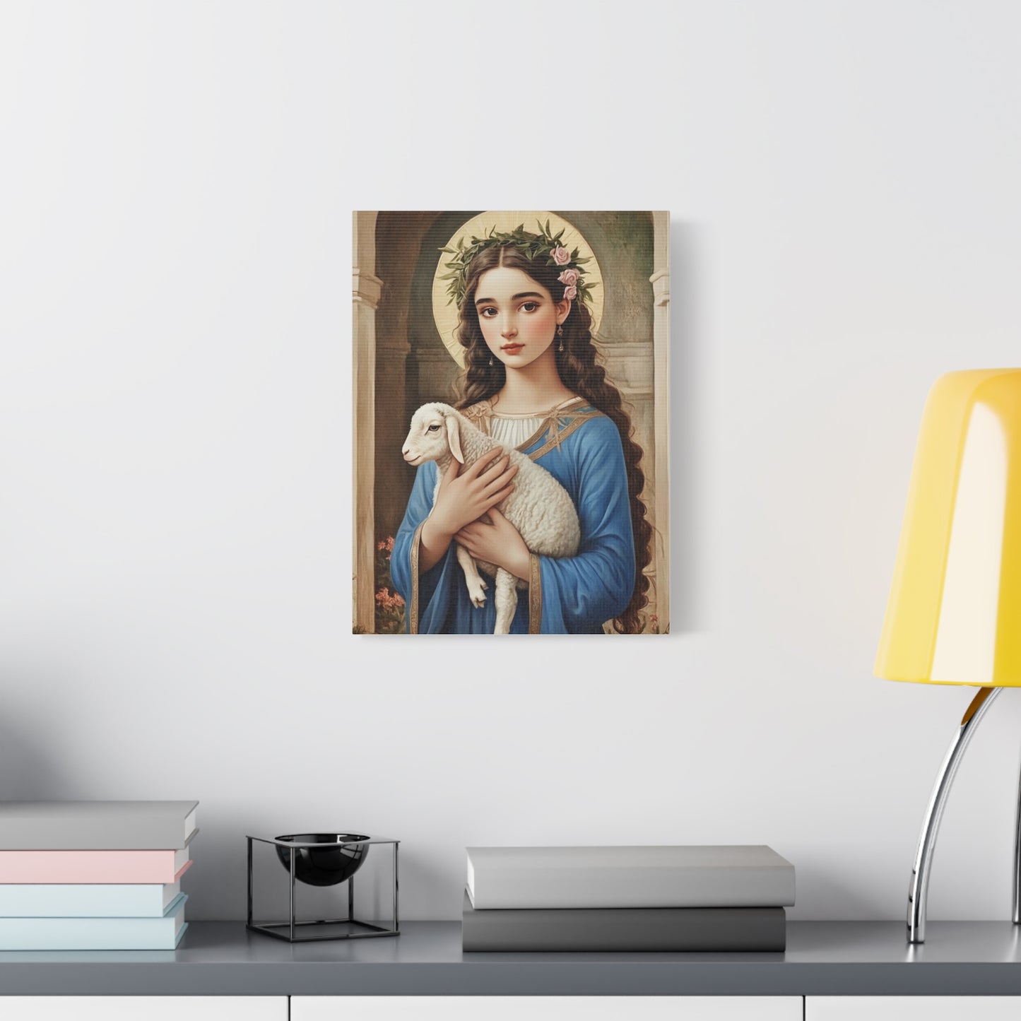 Agnes of RomeCanvas Wall Art, Christian Decor