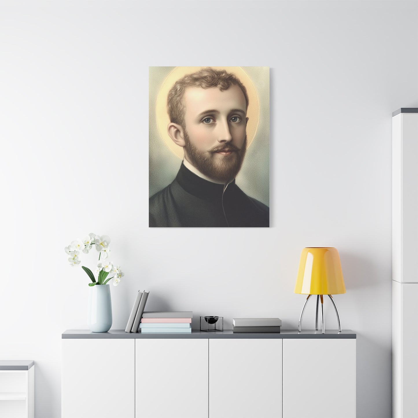 Ready To Hang - St. Rene Goupil Catholic Canvas Wall Art, Christian Decor