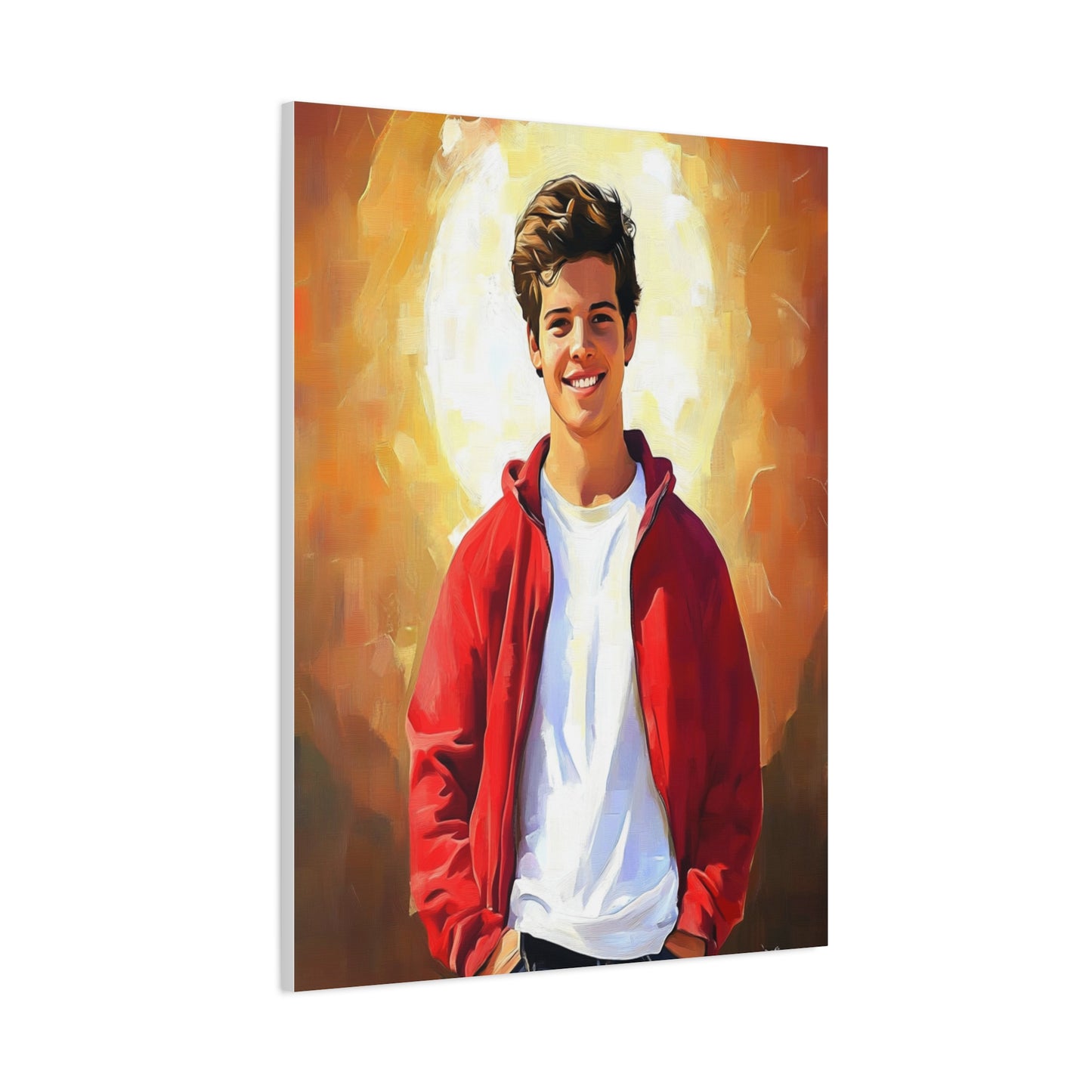 Blessed Carlo Acutis Catholic Canvas Wall Art, Christian Decor