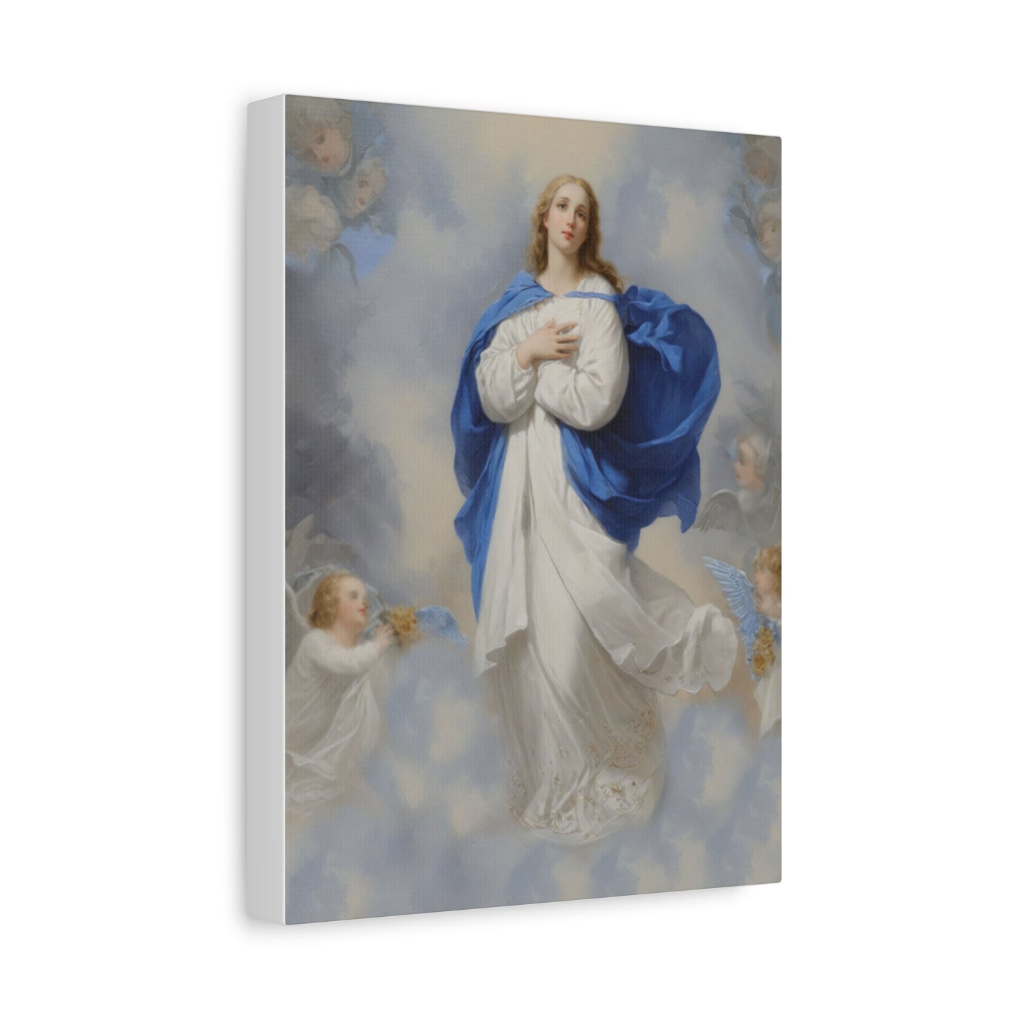 Ready to Hang - Mary Our Lady Assumption Catholic Canvas Wall Art, Christian Decor