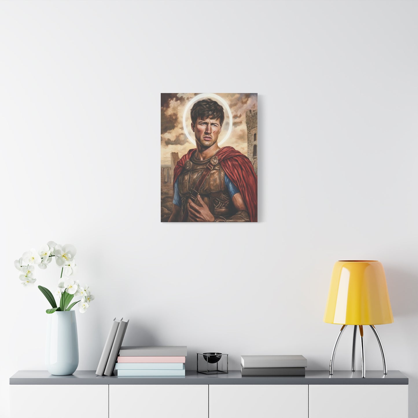 St. Expedite Catholic Canvas Wall Art, Christian Decor