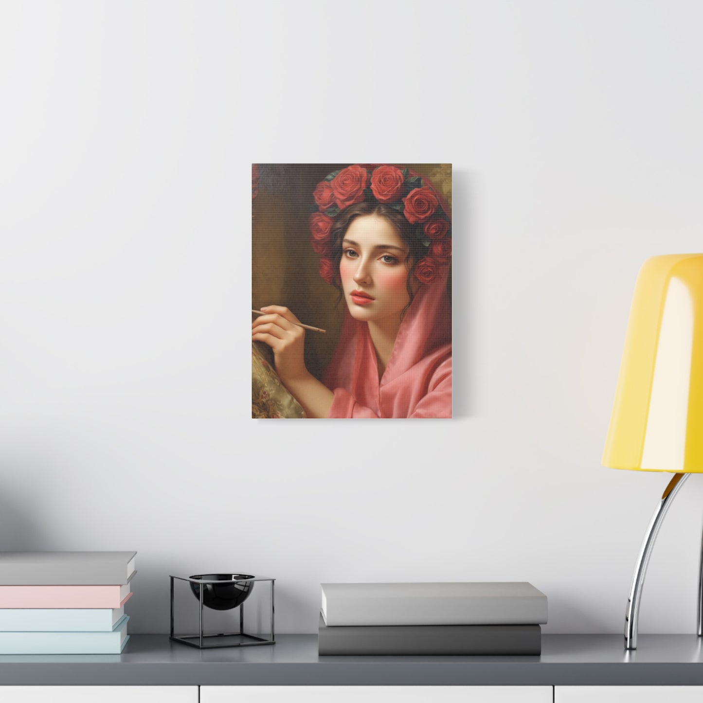 Ready To Hang - St. Rosalia Catholic Canvas Wall Art, Christian Decor