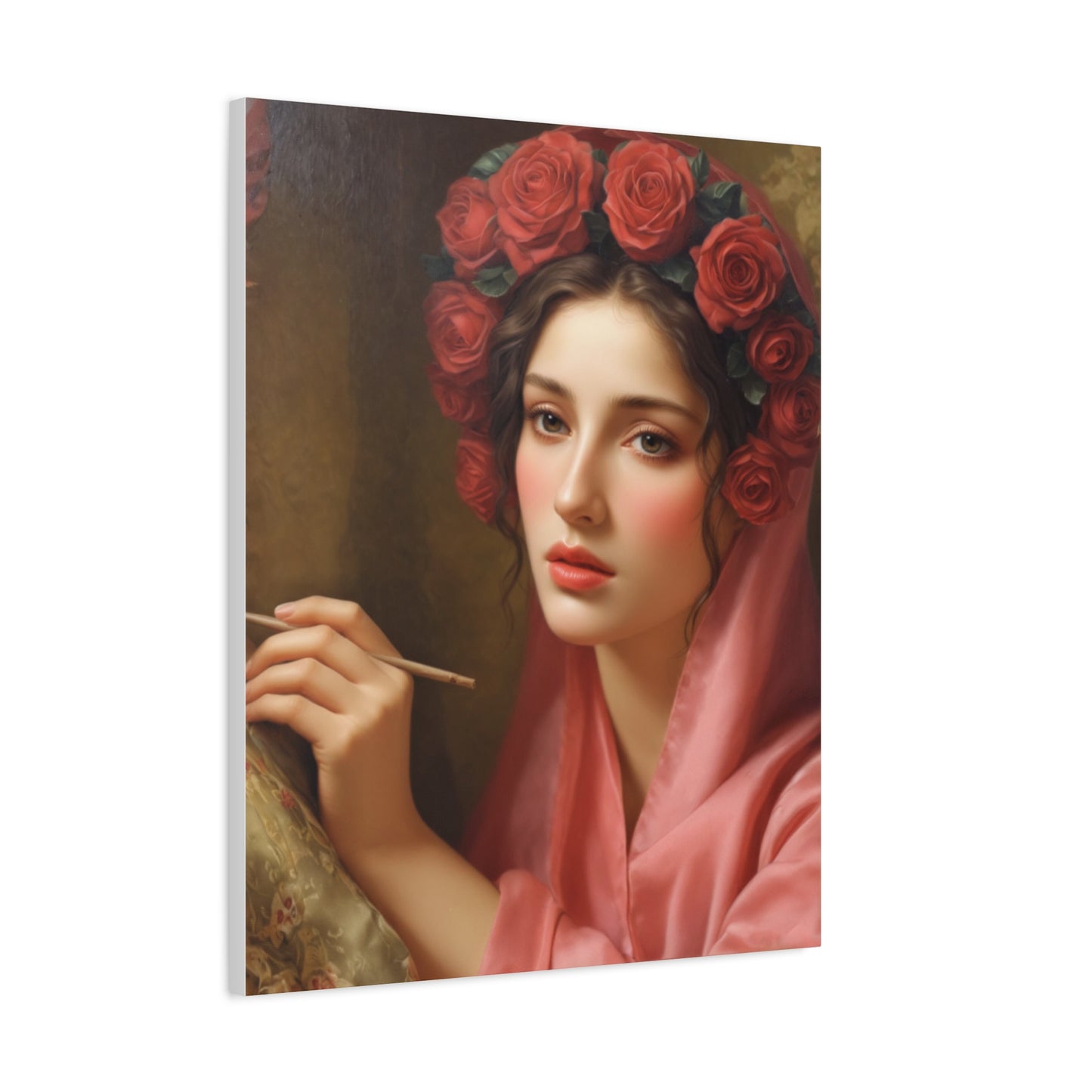 Ready To Hang - St. Rosalia Catholic Canvas Wall Art, Christian Decor