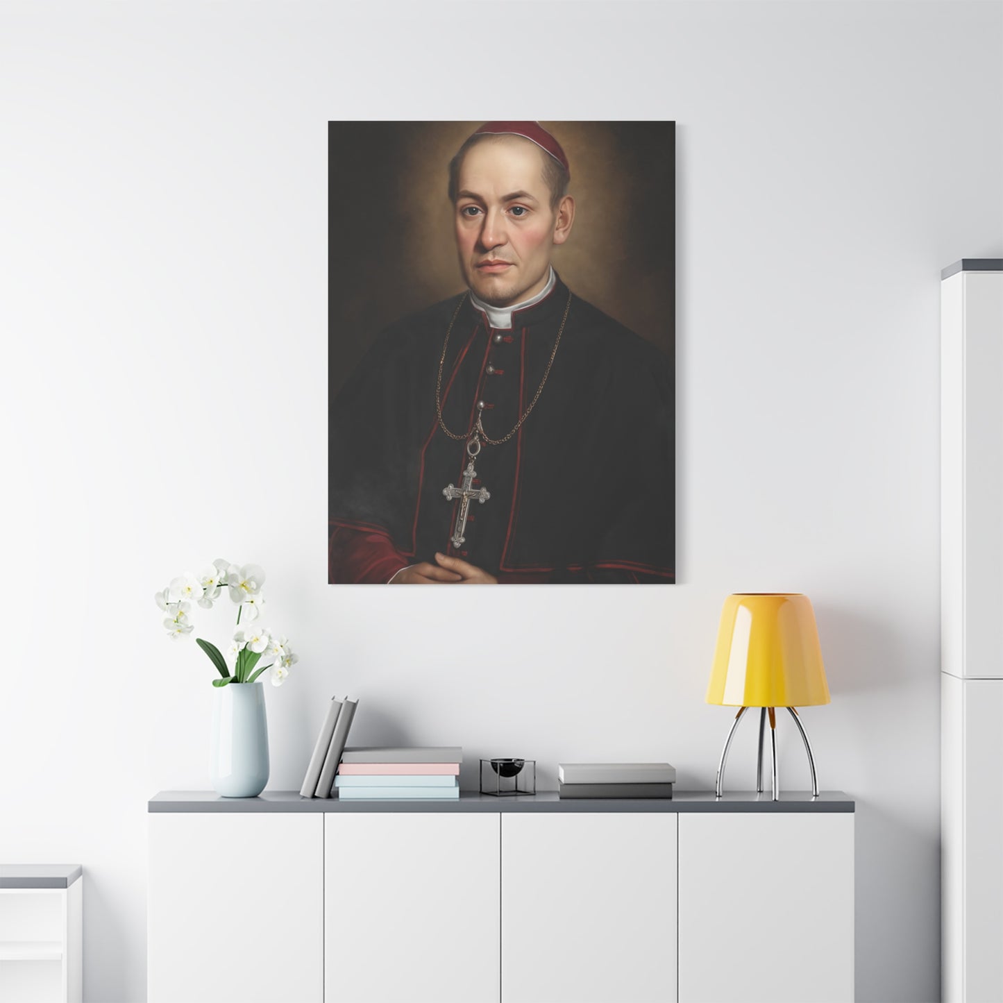 St. Anthony Mary Claret Canvas Print, Catholic Decor Wall, Gift Religious Christian