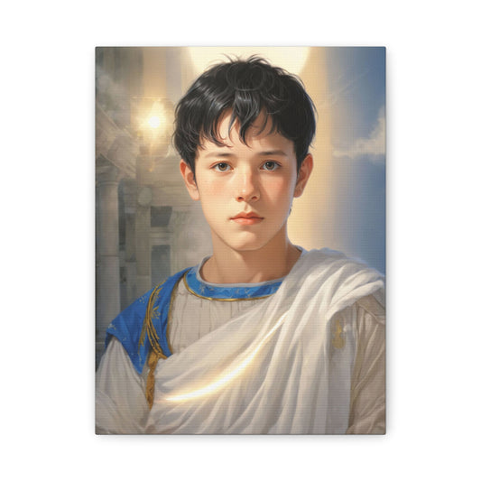 Ready to Hang - St. Pancras of Rome saint Catholic Canvas Wall Art, Christian Decor