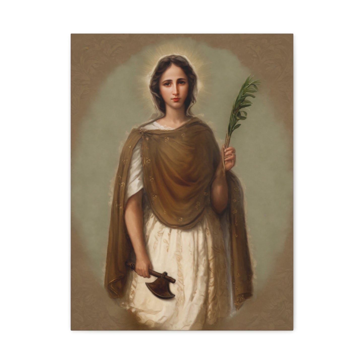 St. Engracia Catholic Canvas Wall Art, Christian Decor