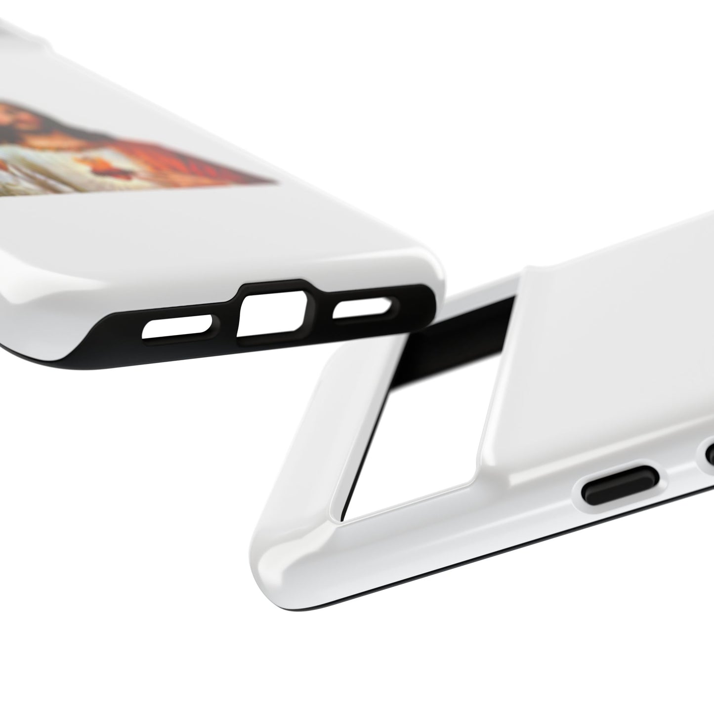 Artistic Phone Case Featuring Jesus, Tough Phone Case, Christian Gift, Religious Phone Cover, Inspirational Phone Accessory, Unique Jesus