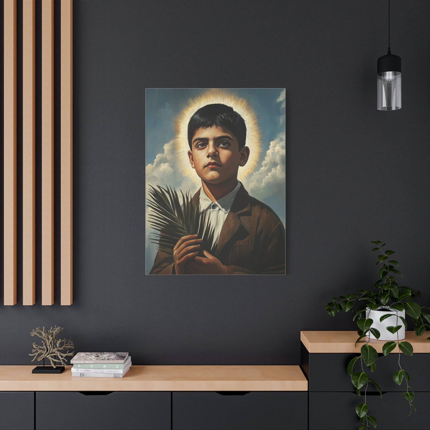 St. Jose Sanchez del Rio Catholic Canvas Wall Art, Christian Decor