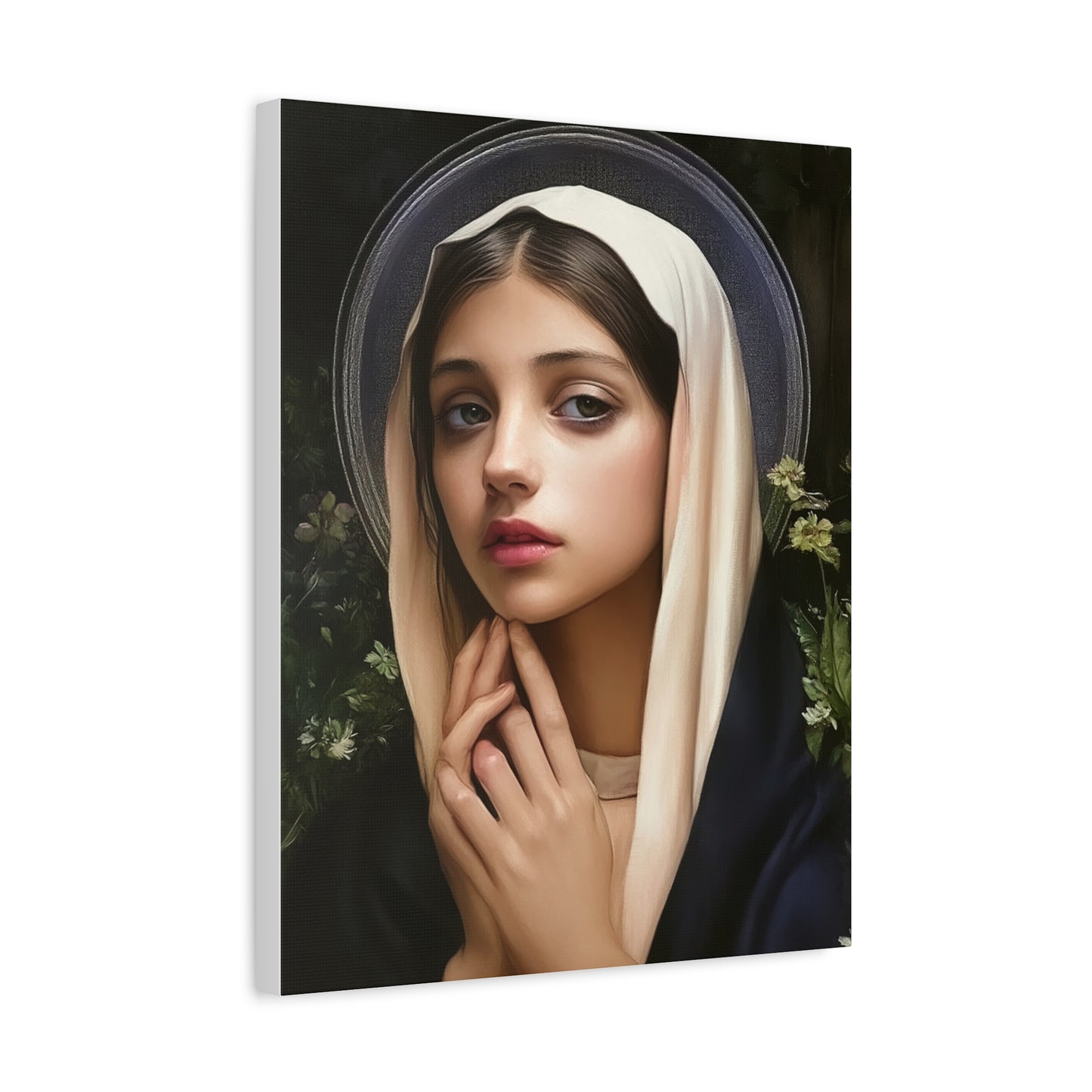 St. Elizabeth of Hungary Catholic Canvas Wall Art, Christian Decor