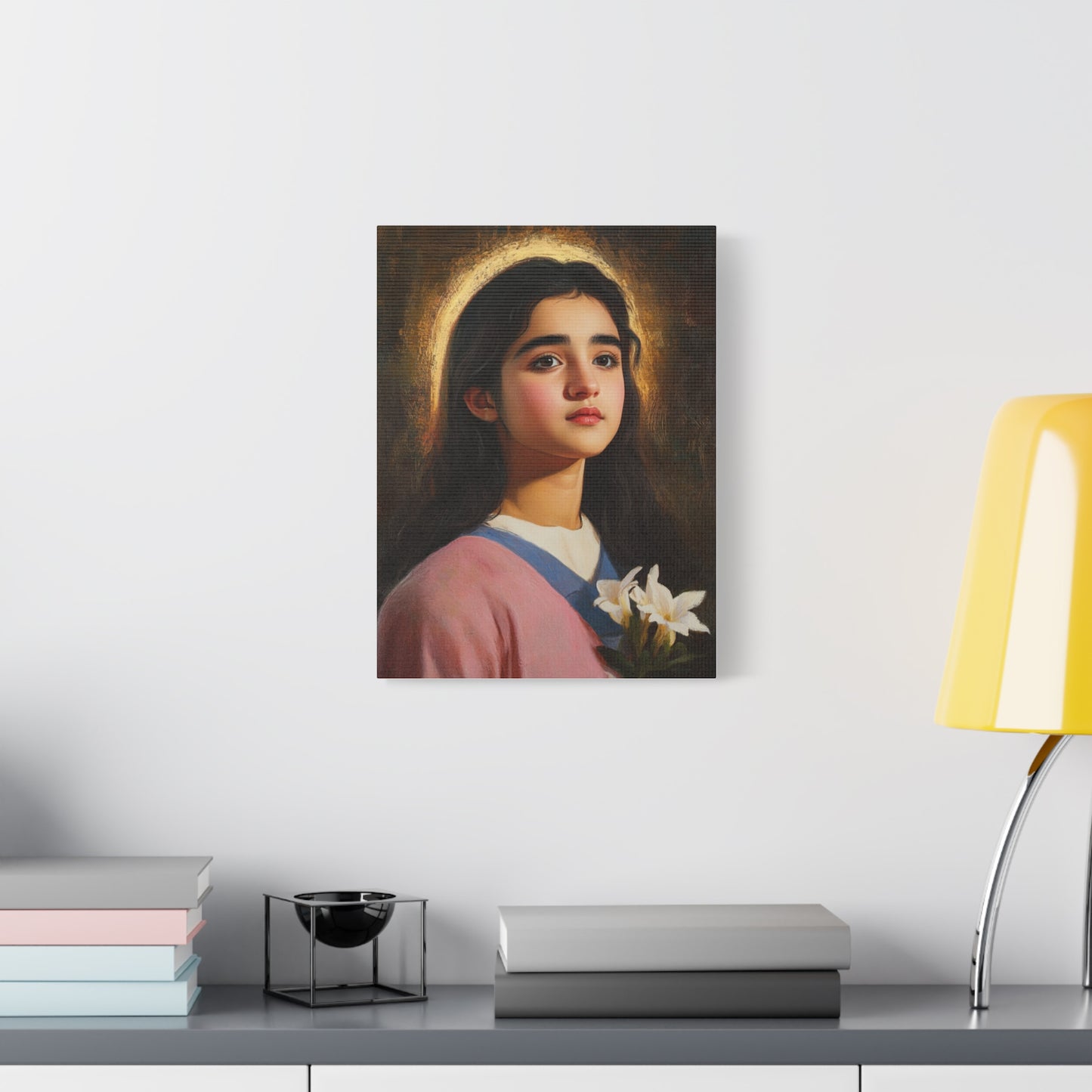 Ready To Hang - St. Maria Goretti st Catholic Canvas Wall Art, Christian Decor
