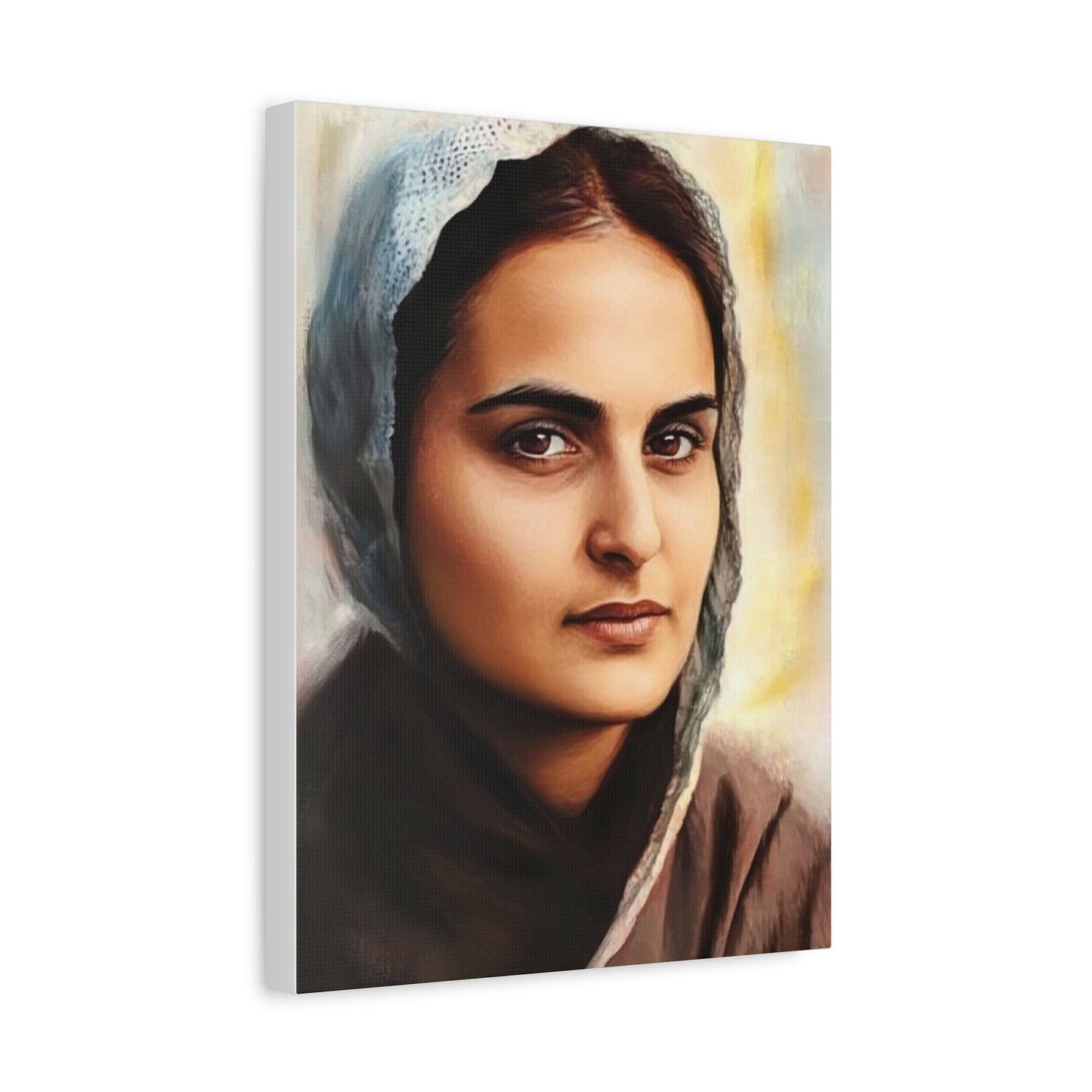 St. Bernadette Soubirous of Lourdes Canvas Print, Catholic Decor Wall, Gift Religious Christian