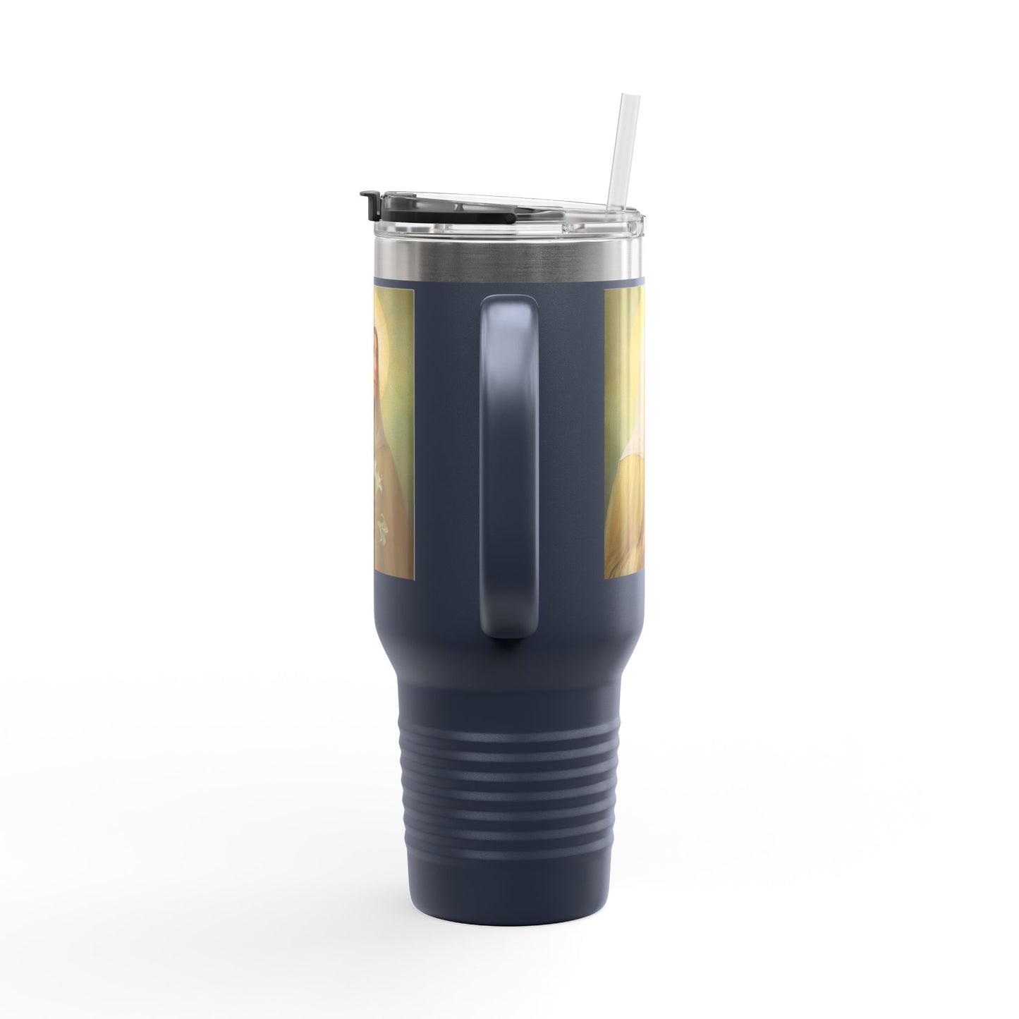 St.Ada Insulated Travel Mug - Perfect for Nature Lovers, Faith, Spiritual Gifts 40oz