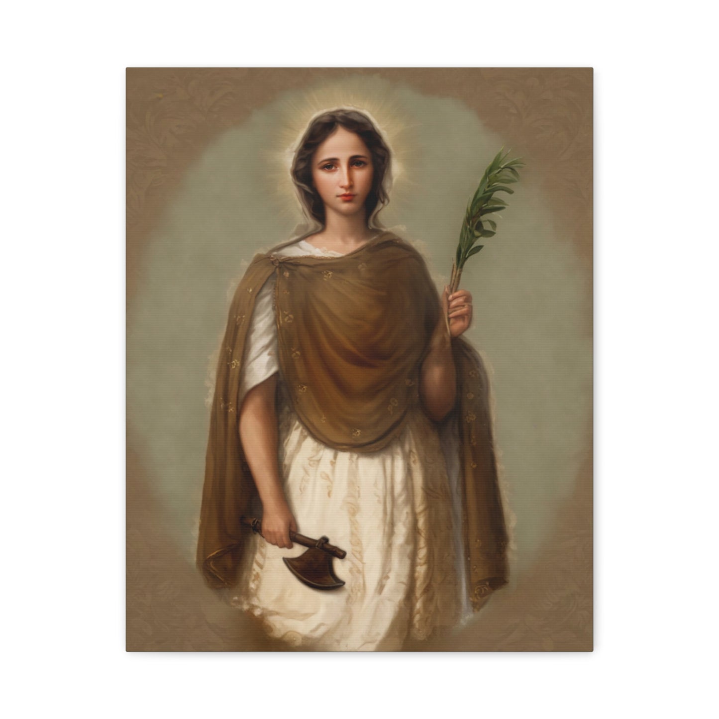 St. Engracia Catholic Canvas Wall Art, Christian Decor