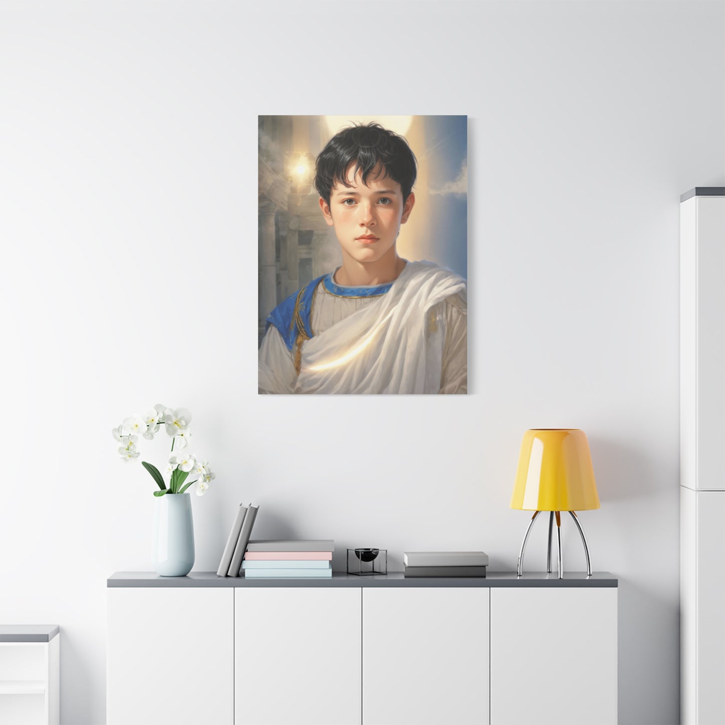 Ready to Hang - St. Pancras of Rome saint Catholic Canvas Wall Art, Christian Decor