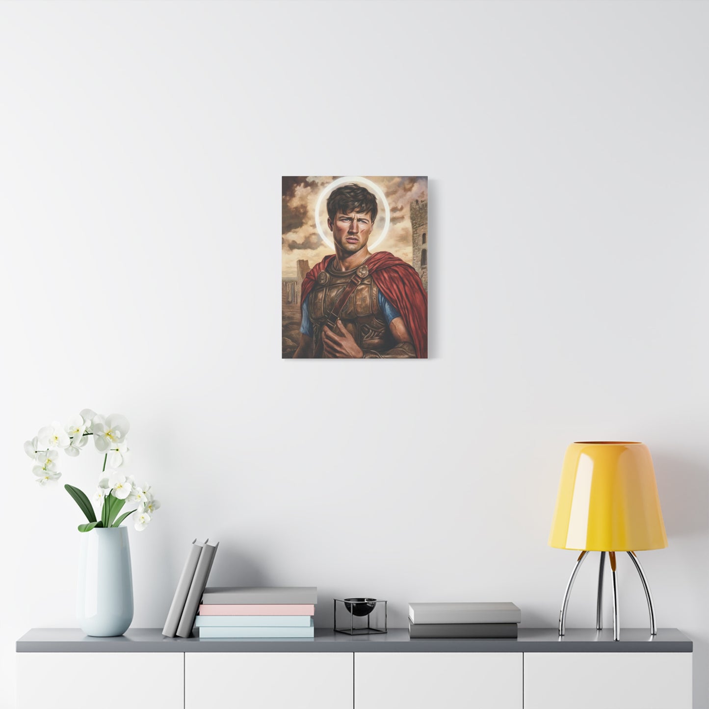 St. Expedite Catholic Canvas Wall Art, Christian Decor
