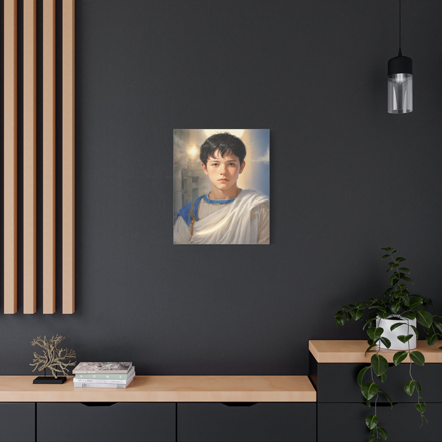 Ready to Hang - St. Pancras of Rome saint Catholic Canvas Wall Art, Christian Decor