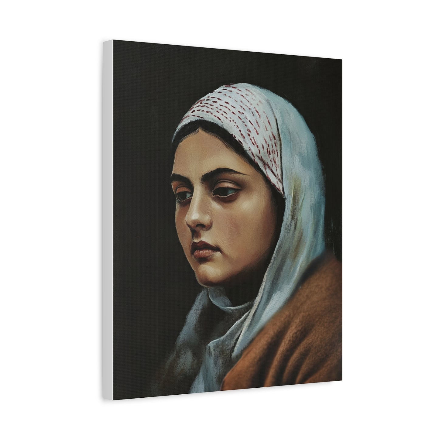 St Bernadette Soubirous of Lourdes Canvas Print, Catholic Decor Wall, Gift Religious Christian