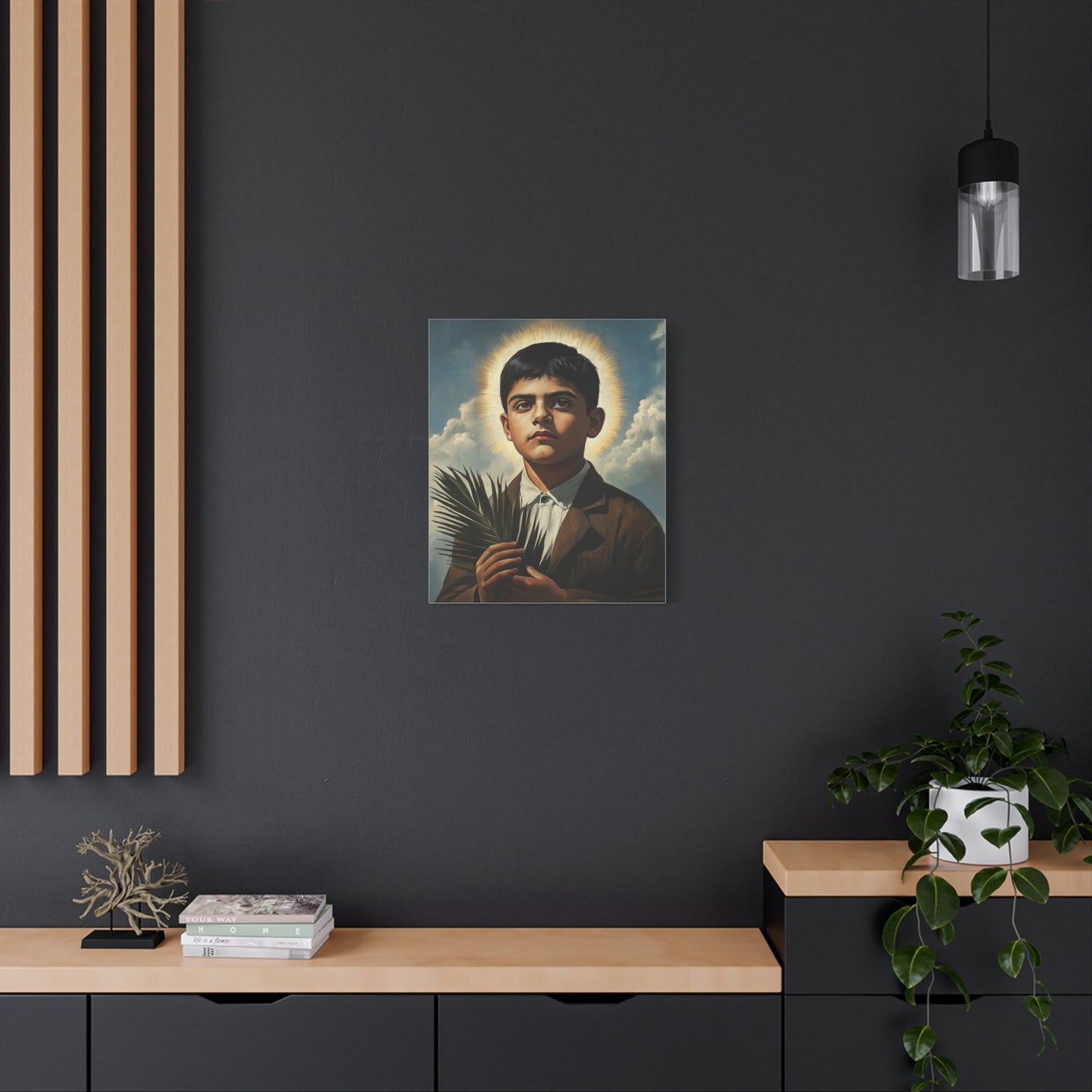 St. Jose Sanchez del Rio Catholic Canvas Wall Art, Christian Decor