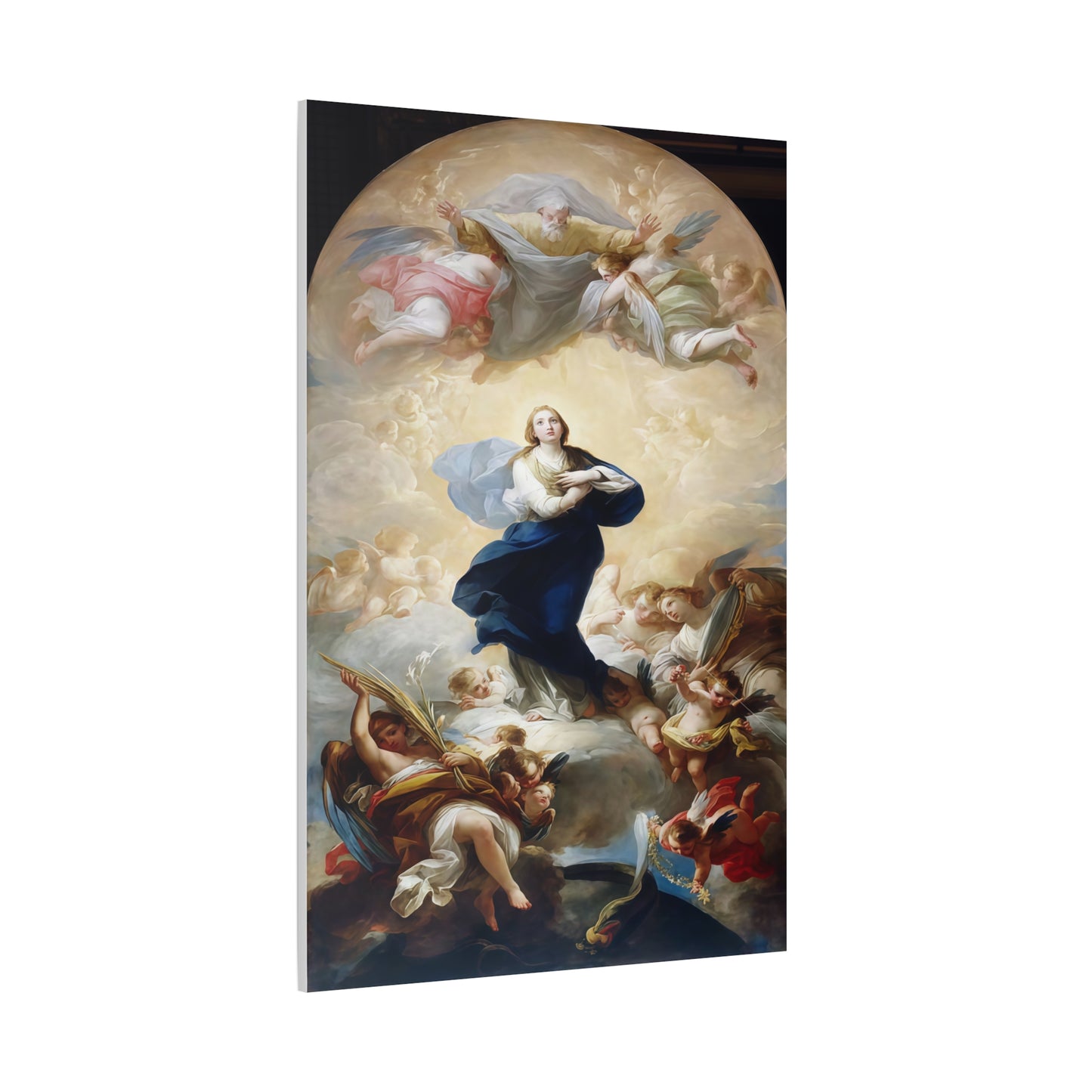 Ready To Hang - Mother Mary Immaculate Conception Catholic Canvas Wall Art