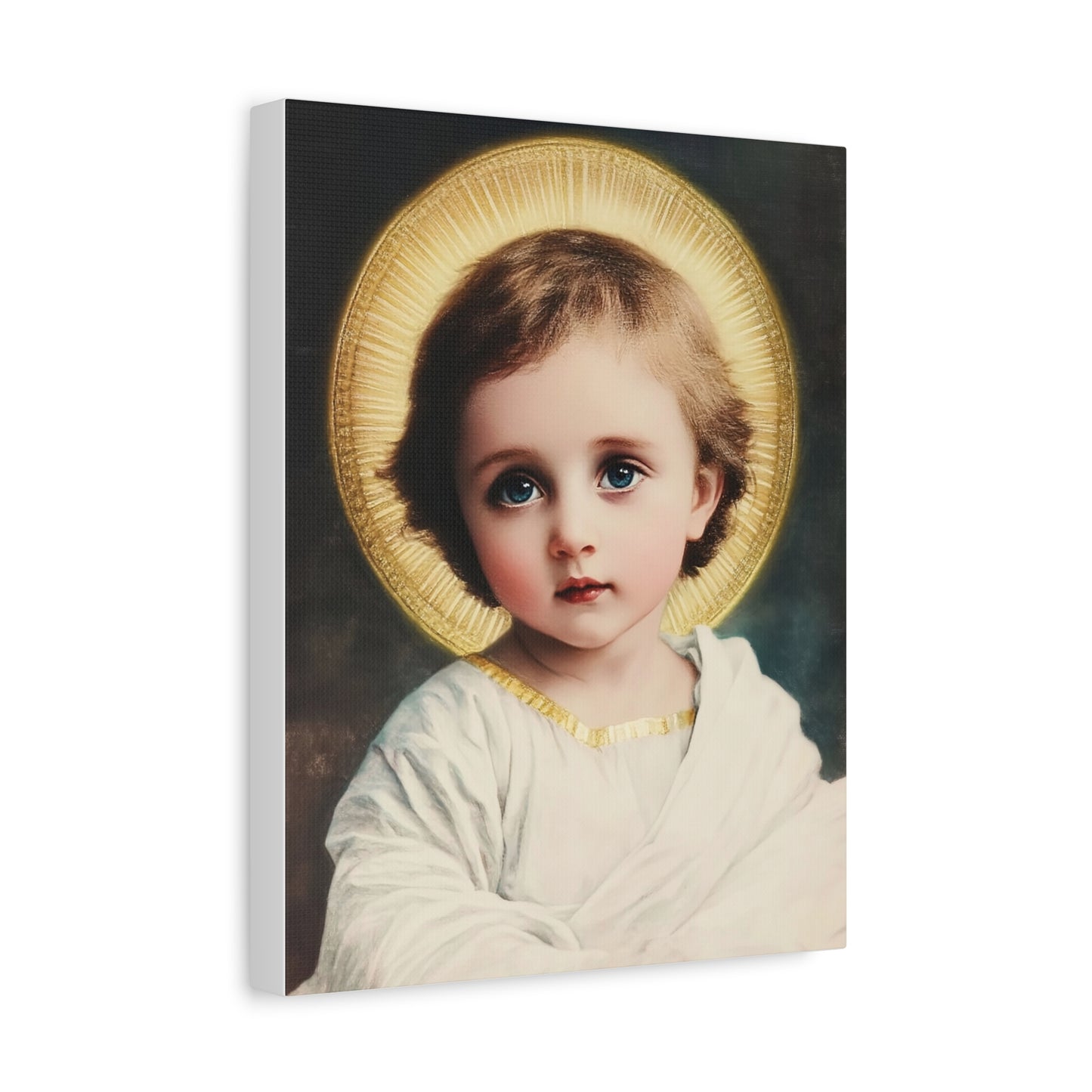 Jesus Child Catholic Canvas Wall Art, Christian Decor