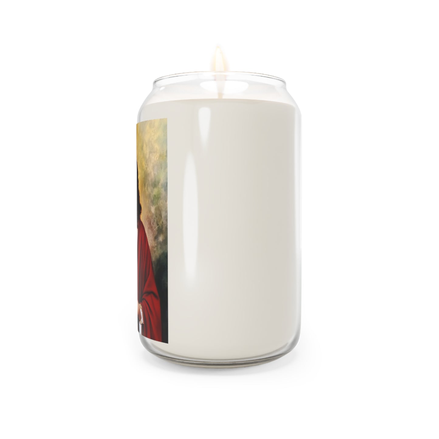 St. Barbara Catholic Serenity Scented Candle, 13.75oz | Relaxation Gift, Home Decor, Calm Atmosphere, Religious Decor