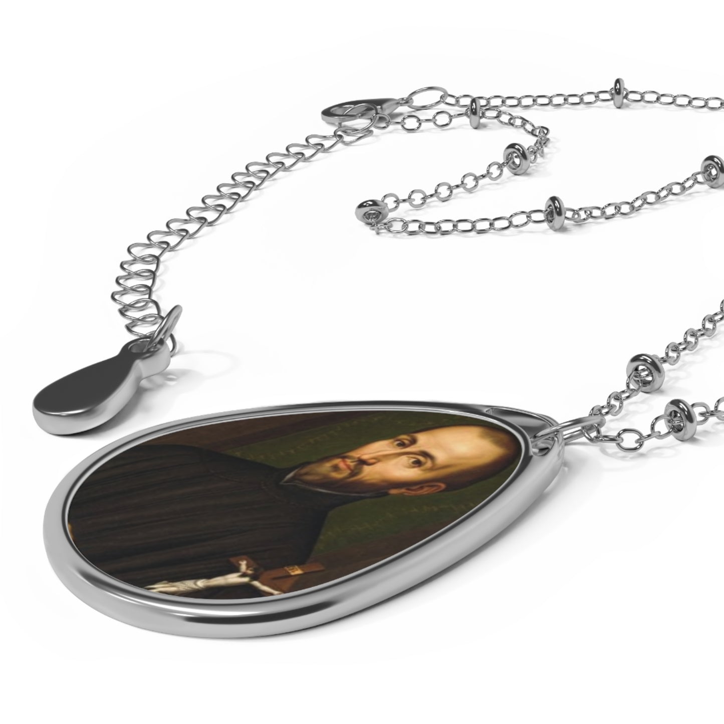 Antonio Maria Zaccaria round Catholic Necklace Drop Pendant