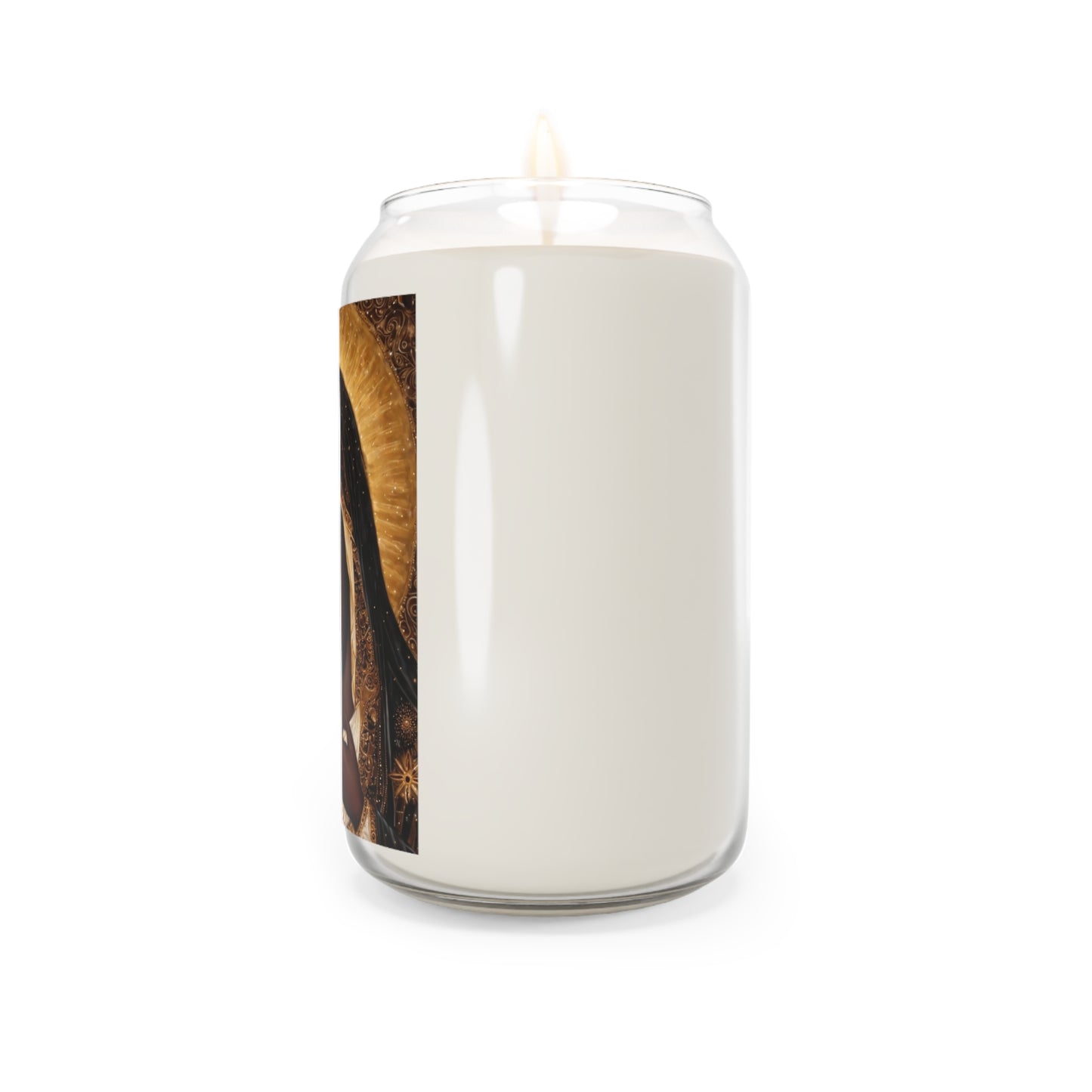 Black Madonna African Mary Catholic Serenity Scented Candle, 13.75oz | Relaxation Gift, Home Decor, Calm Atmosphere, Religious Decor