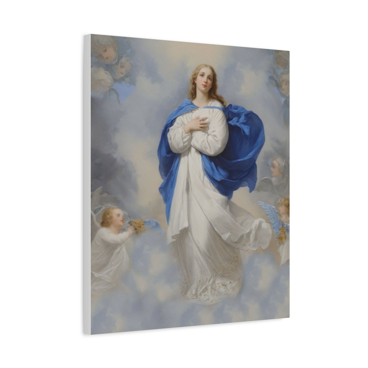 Ready to Hang - Mary Our Lady Assumption Catholic Canvas Wall Art, Christian Decor