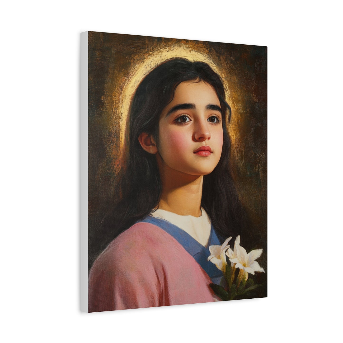 Ready To Hang - St. Maria Goretti st Catholic Canvas Wall Art, Christian Decor