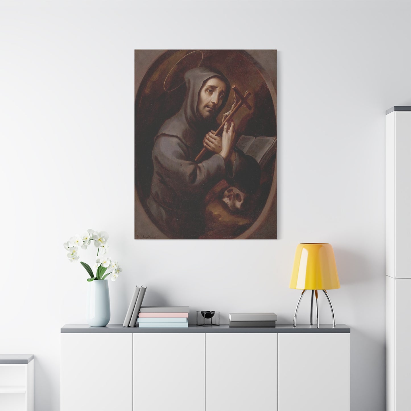 St Francis Catholic HQ Print on Canvas Ready To Hang - Virgin Mary Canvas