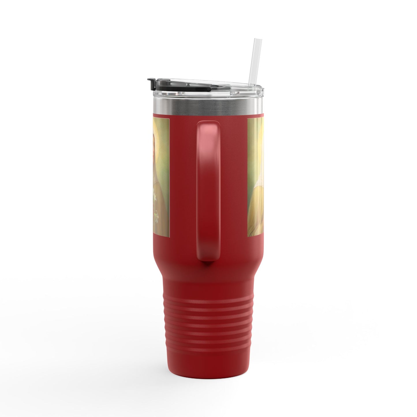 St.Ada Insulated Travel Mug - Perfect for Nature Lovers, Faith, Spiritual Gifts 40oz