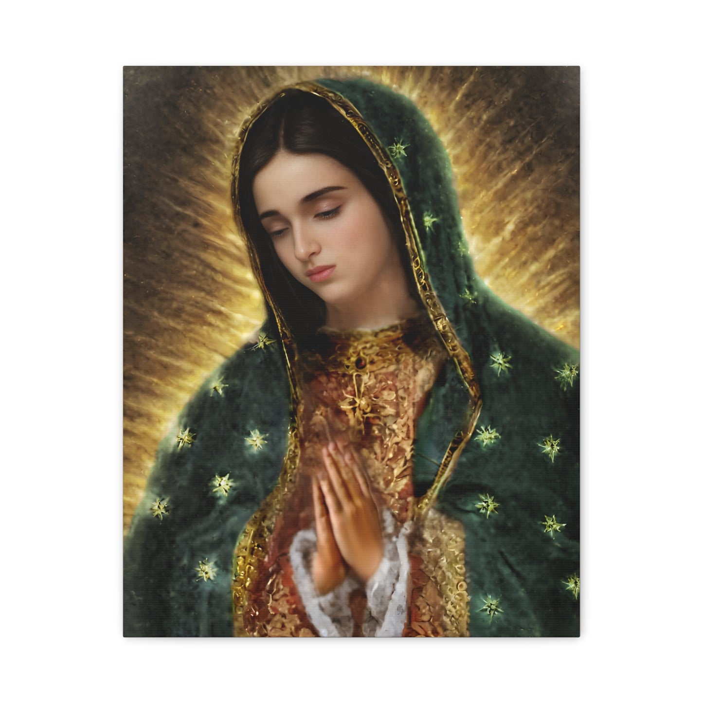 Ready to Hang - Our Lady of Guadalupe Catholic Canvas Wall Art, Christian Decor