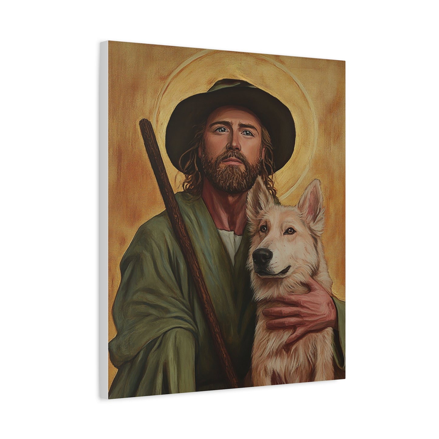 Ready To Hang - St. Roch Catholic Canvas Wall Art, Christian Decor