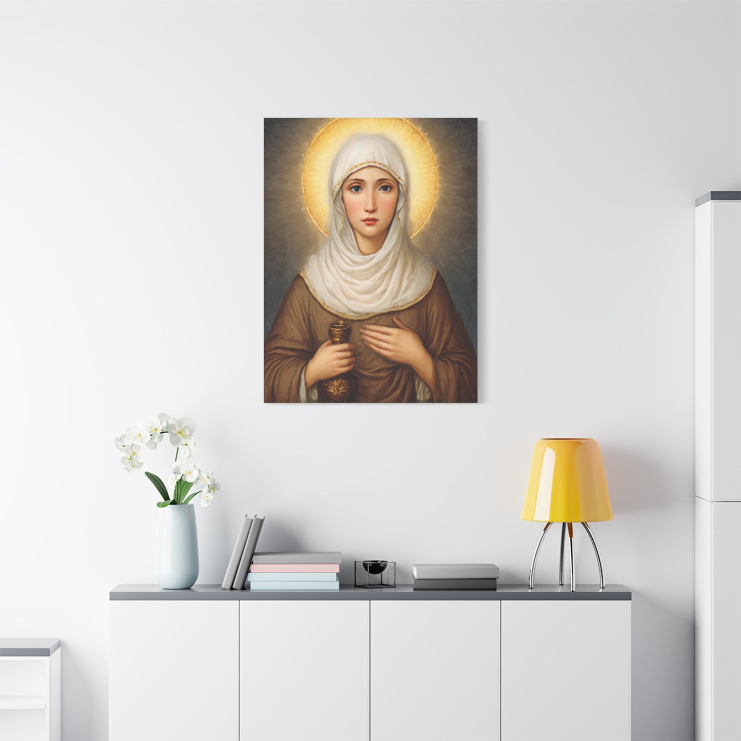 St. Joanna the Myrrhbearer Religious Canvas Wall Art, Christian Decor