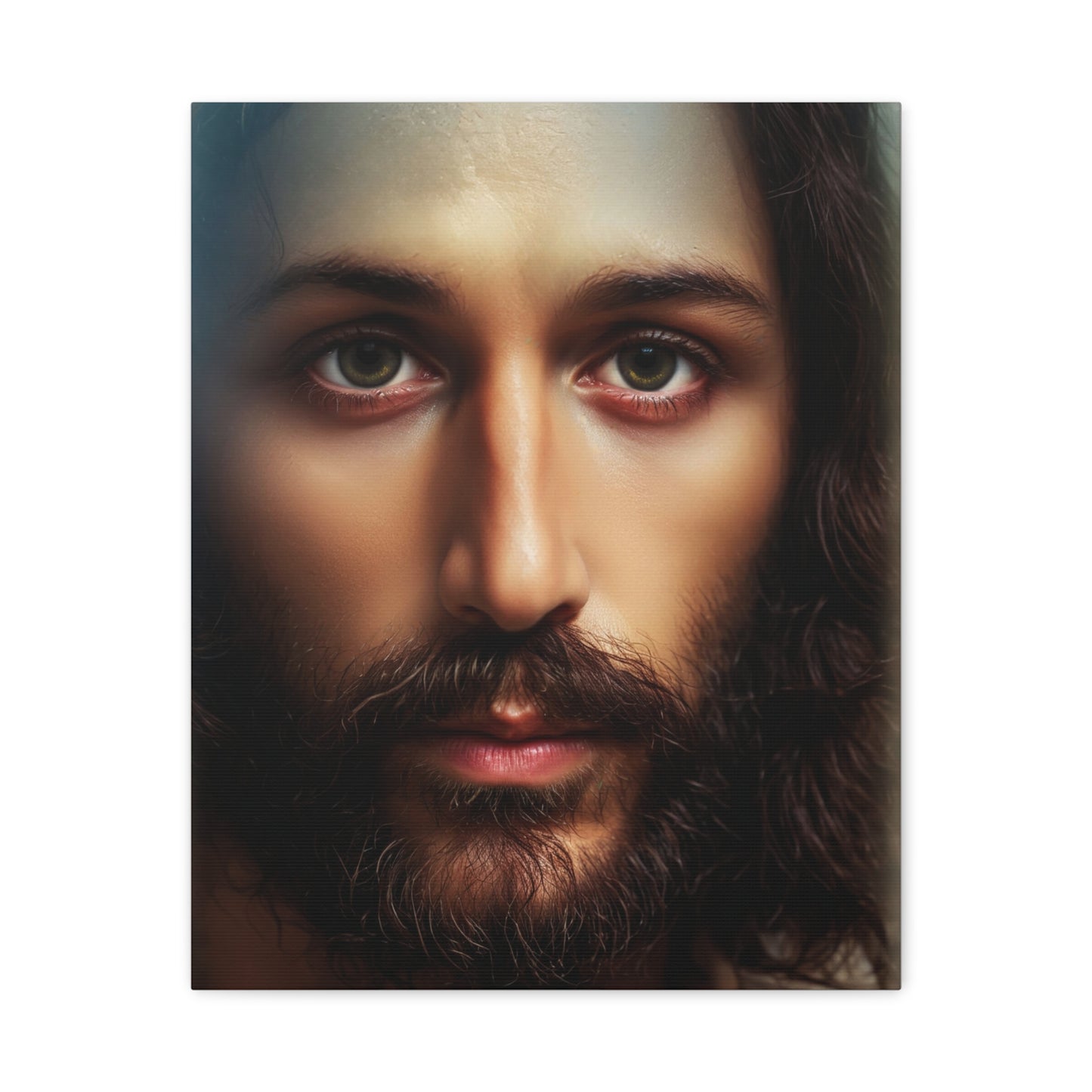 Jesus Christ Holy Face Catholic Canvas Wall Art, Christian Decor