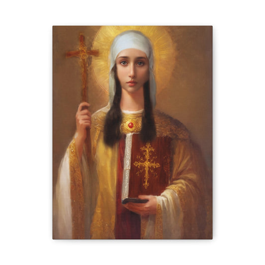 Ready to Hang - St. Nina of Georgia Religious Canvas Wall Art, Christian Decor