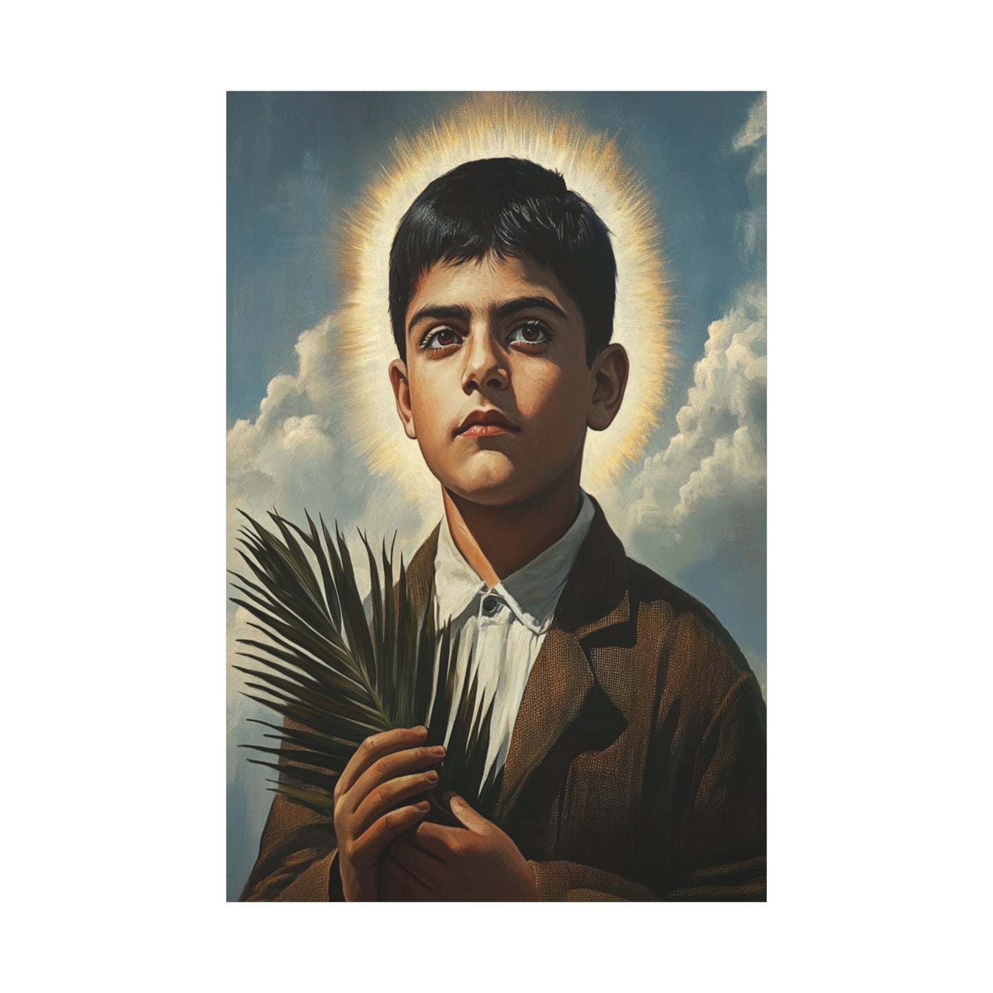 St. Jose Sanchez del Rio Catholic Canvas Wall Art, Christian Decor