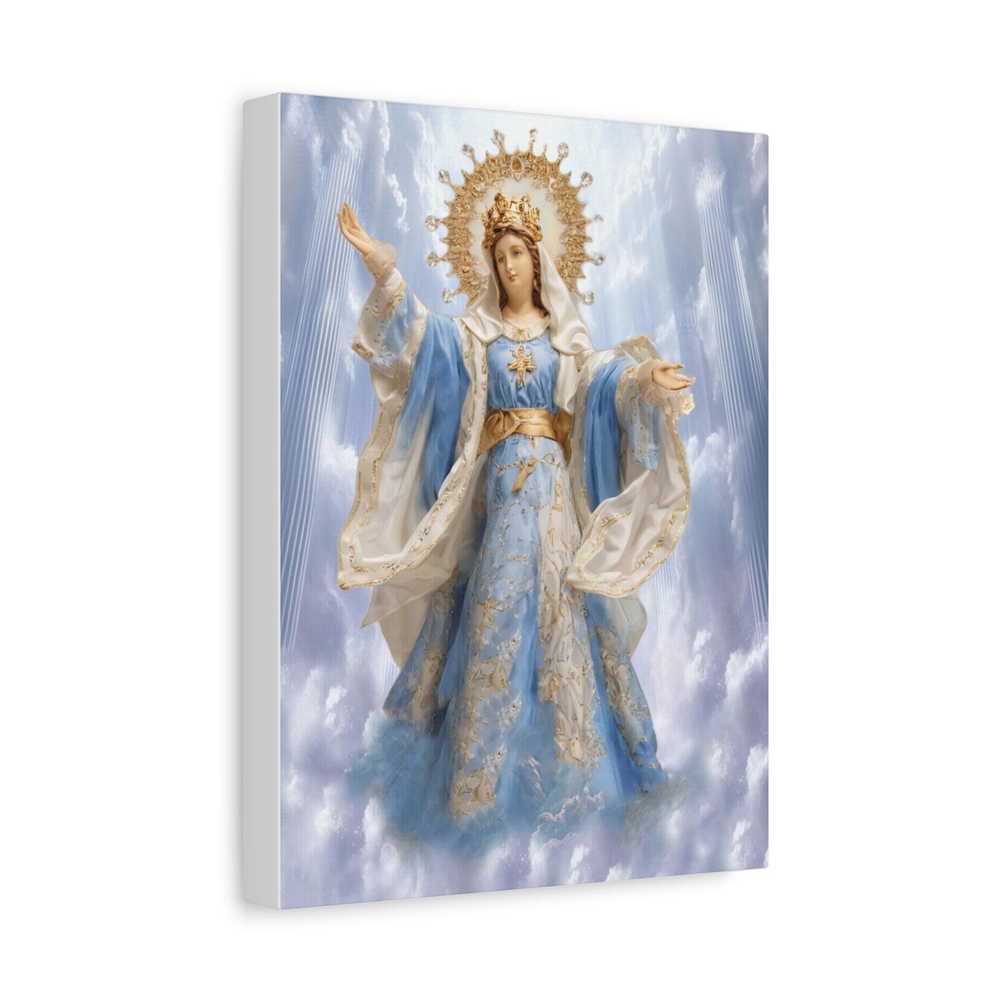 Our Lady of Assumption Bulakan Canvas Print, Catholic Decor Wall, Gift Religious Christian
