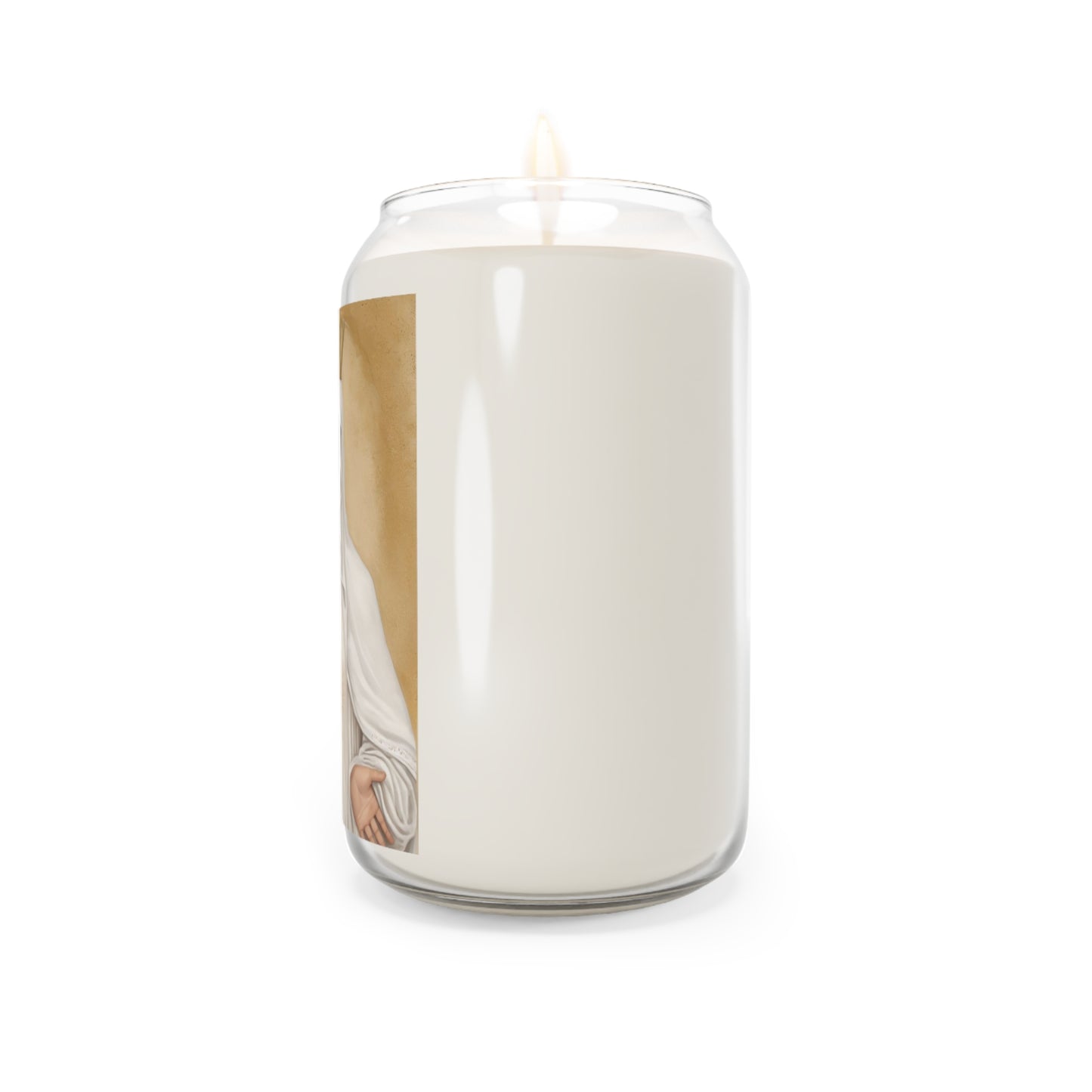 Our Lady Mary Beauraing Catholic Serenity Scented Candle, 13.75oz | Relaxation Gift, Home Decor, Calm Atmosphere, Religious Decor