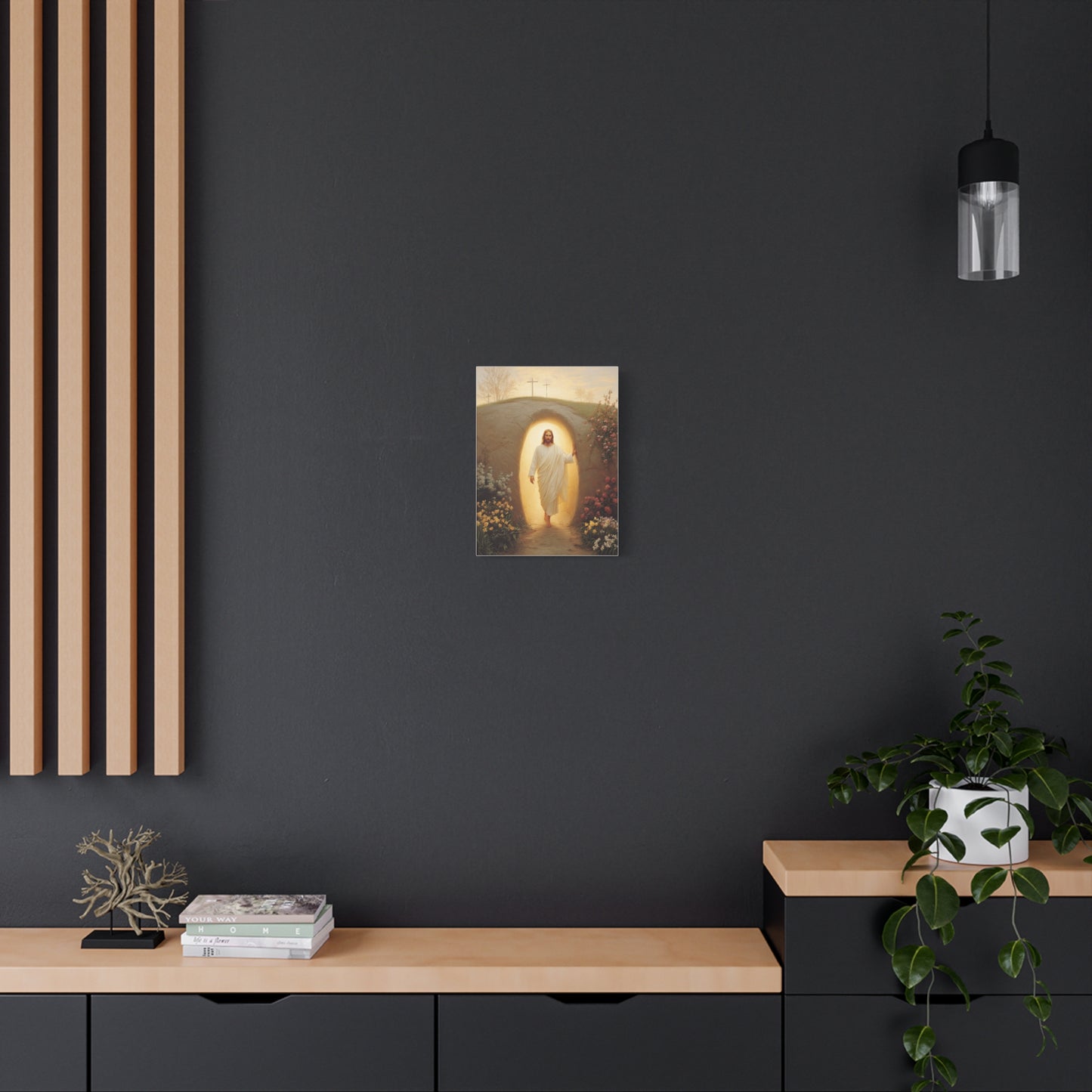 Ready To Hang - Resurrection of Jesus Catholic Canvas Wall Art, Christian Decor