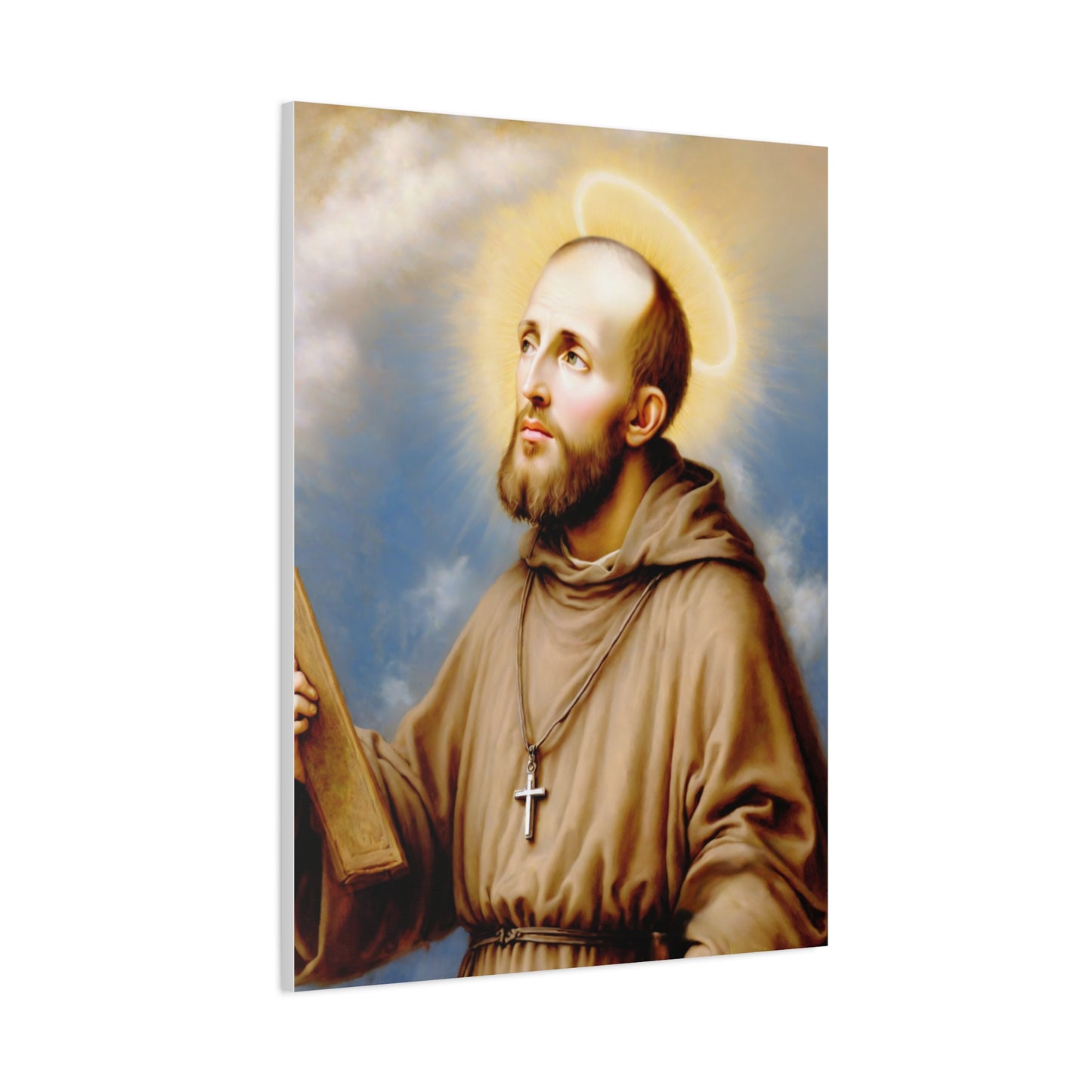 St. Francis de Sales Catholic Canvas Wall Art, Christian Decor