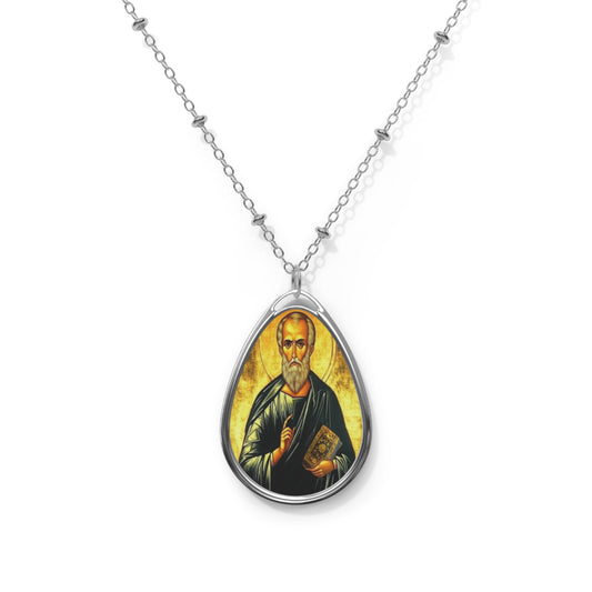 Aristides the Athenian Catholic Necklace Drop Pendant