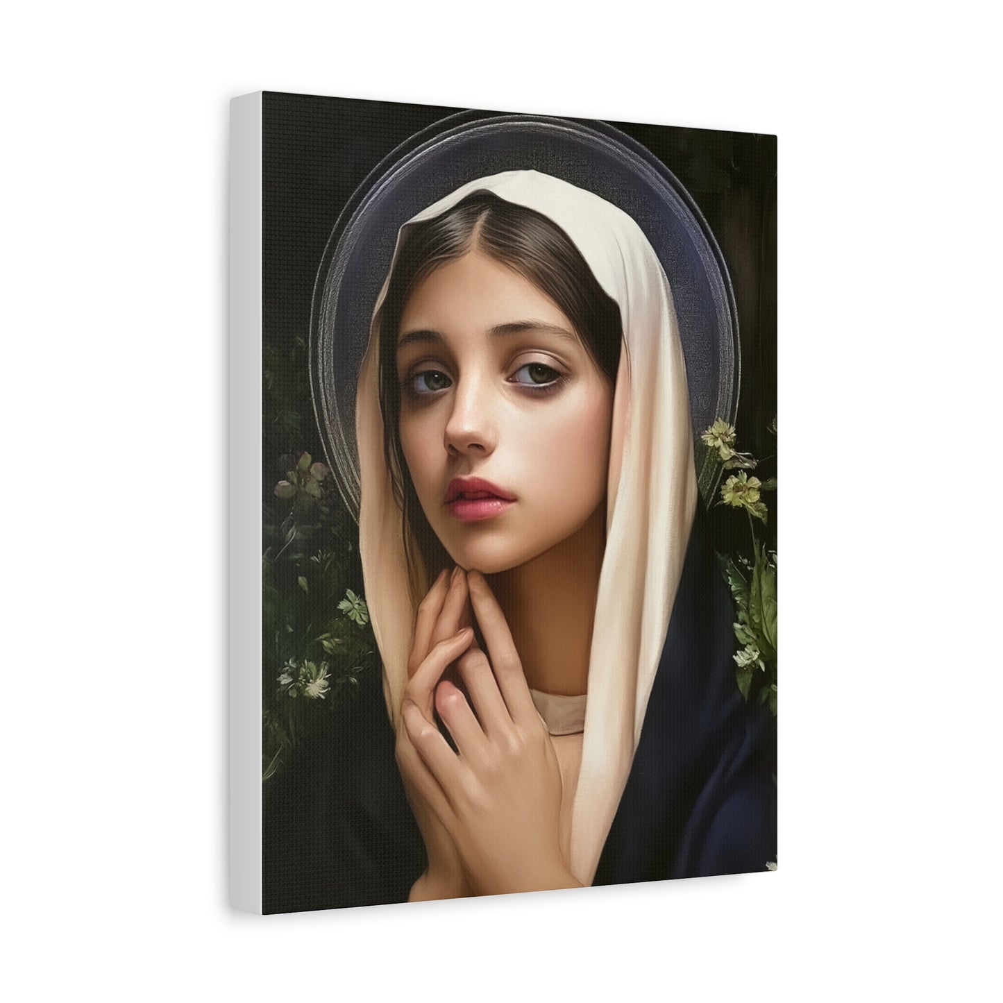 St. Elizabeth of Hungary Catholic Canvas Wall Art, Christian Decor