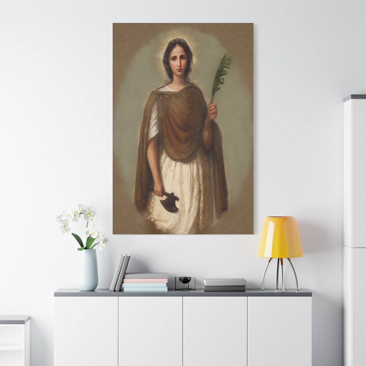 St. Engracia Catholic Canvas Wall Art, Christian Decor