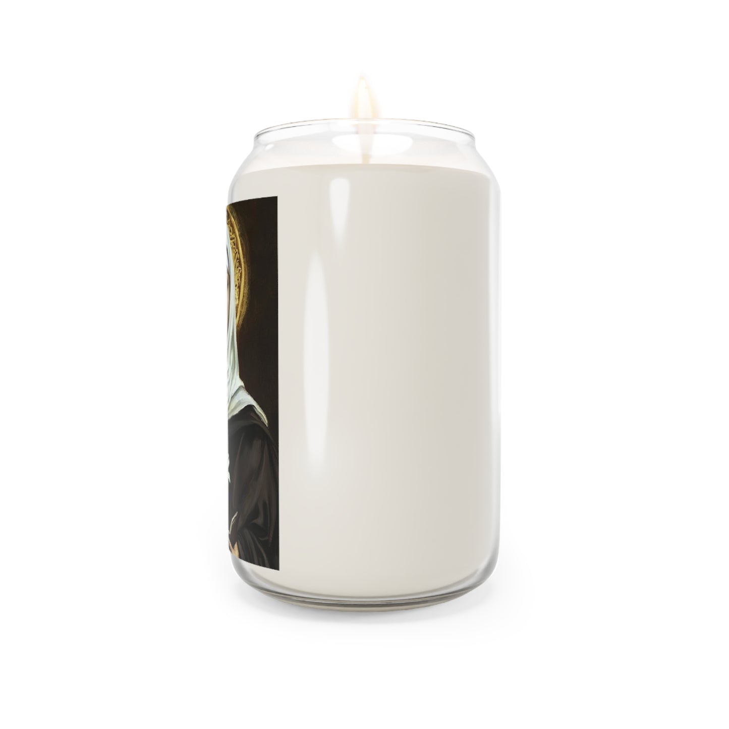 St. Catherine de Ricci Catholic Serenity Scented Candle, 13.75oz | Relaxation Gift, Home Decor, Calm Atmosphere, Religious Decor