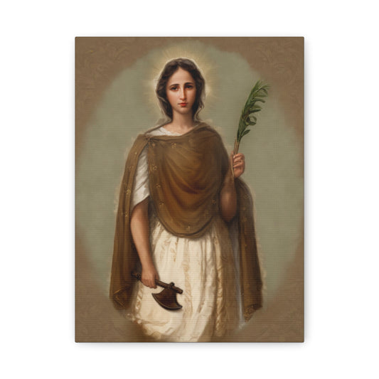 St. Engracia Catholic Canvas Wall Art, Christian Decor